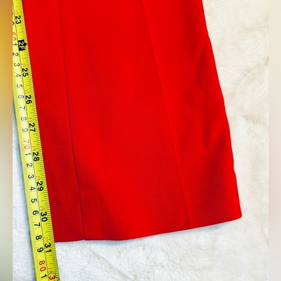Express Pants Sz 2R The Columnist Red Straight Legs Pockets Like-New Classy - Picture 15 of 16
